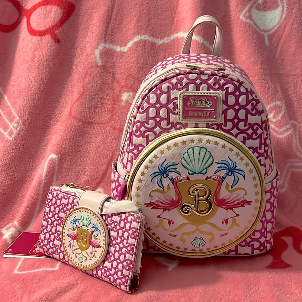 Loungefly Barbie Movie Mini Backpack Wallet Set  (Box Lunch Exclusive)